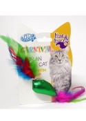 Pet Brands Carnival Cat Fish And Feather Toy